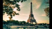 paris eiffel tower france sunset city river photo wallpaper 2560x1600 jpg