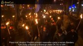Pravá tvář Ukrajiny! Pochod uctívající masového vraha a nacistu Banderu  Tyto zrůdy podporuje a financuje vláda ČR, EU a USA mp4