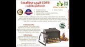 Excalibur 4948 cdfb susicka potravin Sušička potravin Excalibur 4948 CDFB, 9 plastových sít, digitální časovač   ORIGINAL   Zdraví na dlani, zdravinadlani cz jpg