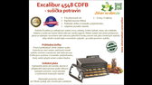Excalibur 4548 cdfb susicka potravin Sušička potravin Excalibur 4548 CDFB, 5 plastových sít, digitální časovač   ORIGINAL   Zdraví na dlani, zdravinadlani cz jpg