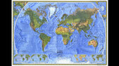 World Map   The Physical World (1975) jpg