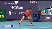 WTA Miami 2023 Kvitová Cristea mkv