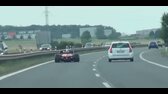 Formula Car on a Public Highway in the Czech Republic mp4