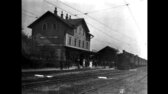 tramvaj   Klimkovice  Odjezd posledn°ho parn°ho vlaku (1926) z klimkovickāho netu jpg