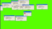 [GREEN SCREEN] Windows XP Error   VIRUS ERROR ☢   FOOTAGE   SOUND mp4
